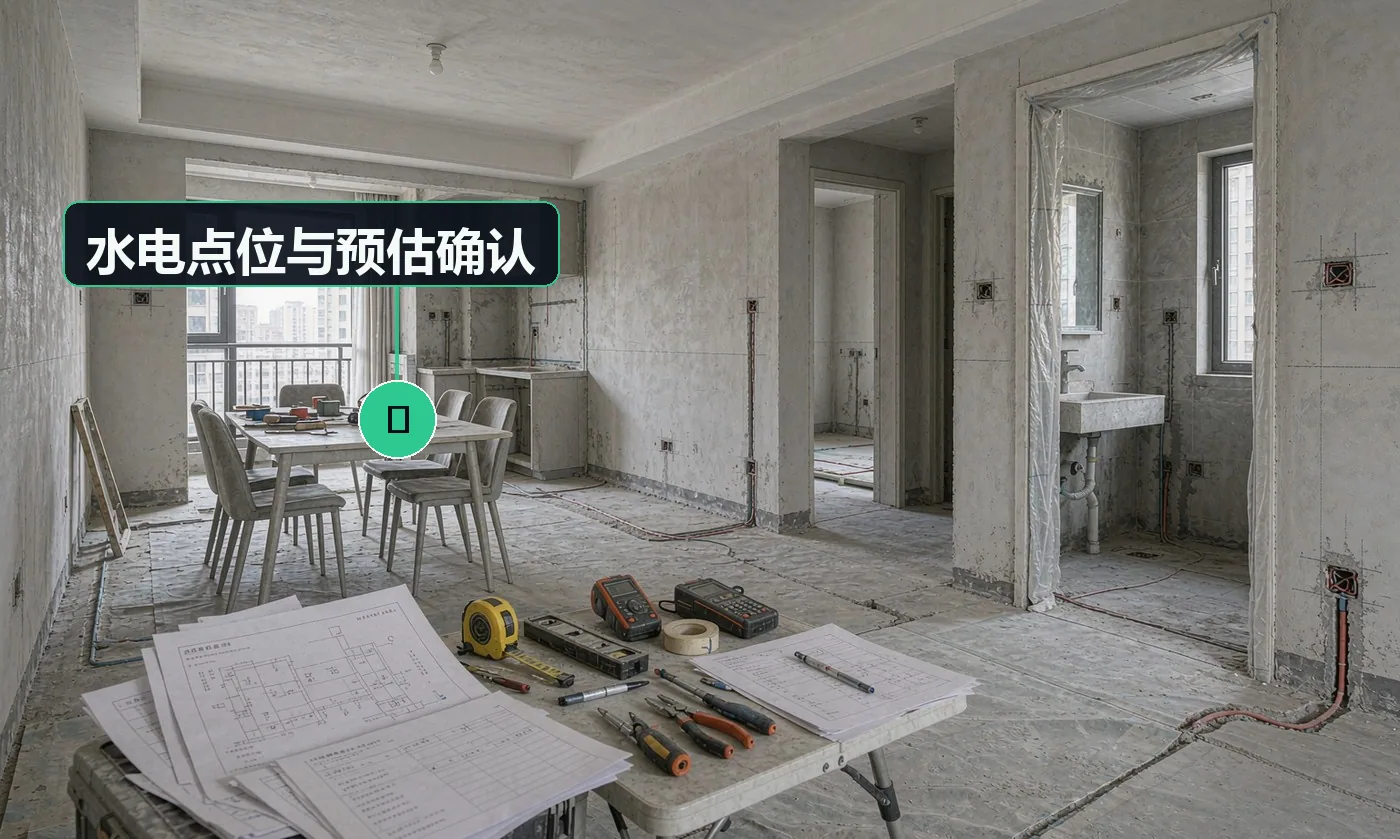 检查方式:开工前点位图确认 + 预估量书面签字。合格标准:实测用量与预估偏差 ≤10%(超出部分须书面确认)