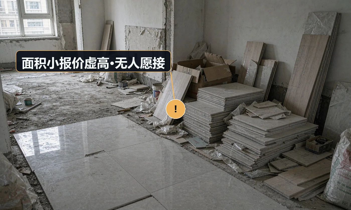 现象:客户觉得这么点活要这么多钱,或被多家施工队推掉。原因:按最小起做门槛定价;报价未列明工序与耗时