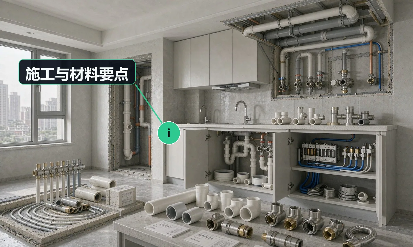 施工与材料要点:全包拼的是「选品体系 + 供应链议价」,不是手艺;报价必须做到「不漏项」,漏项是全包投诉的根源